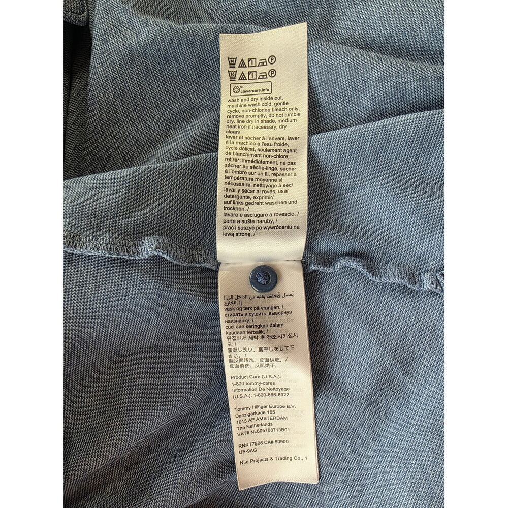 Tommy Hilfiger Blue Polo Regular Fit Shirt Size M - Picture 14 of 14